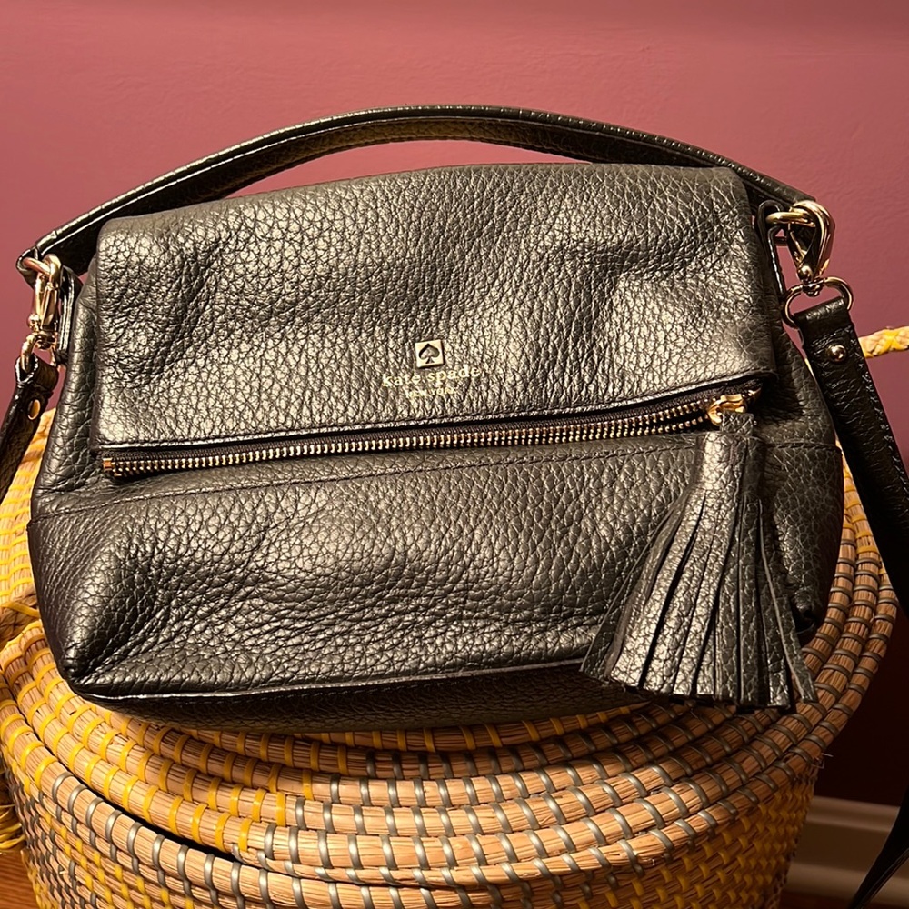 Kate Spade bag, black, 10x7x3